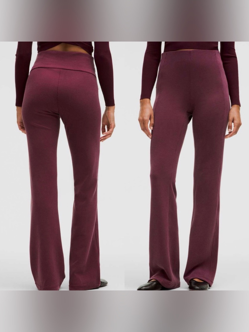 Lululemon Ribbed Softstreme Flared Pants